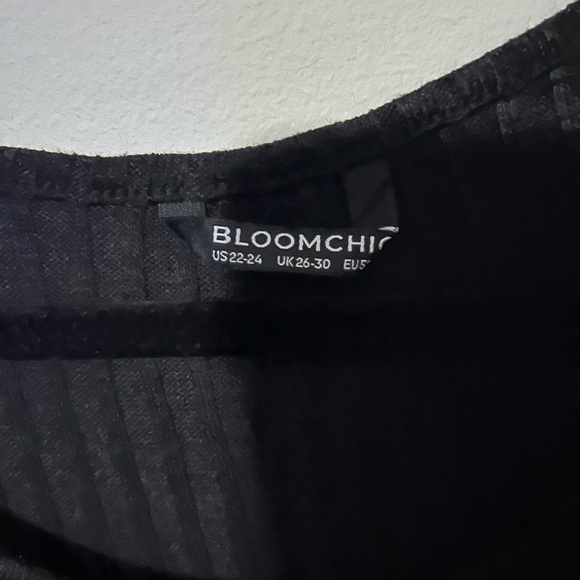 BLOOMCHIC Size 22-24 Ribbed Long Sleeve Dress - Picture 2 of 3